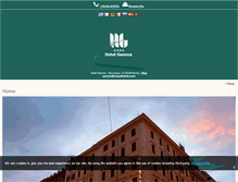 Tablet Screenshot of hotel-genova-rome.com